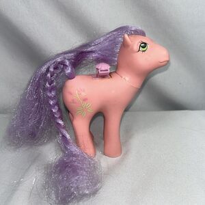 Vintage My Little Pony G1 Flutter Ponies Lily 1986 Hasbro Toy READ
